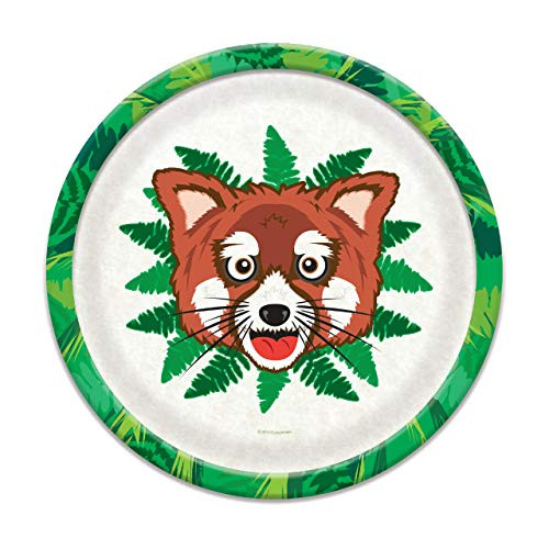 Ecoware Red Panda Plate from Deluxebase. Made with bamboo and bio-based materials.