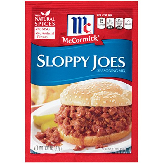 McCormick Sloppy Joes Seasoning Mix 1.31 oz