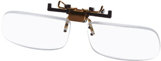 Small Clear Clip-on Flip-up Magnifying Reading Glasses  plus3.00 Diopter