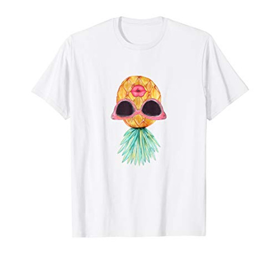Funny Pineapple Tshirt - Upside down pineapple Swingers Tee