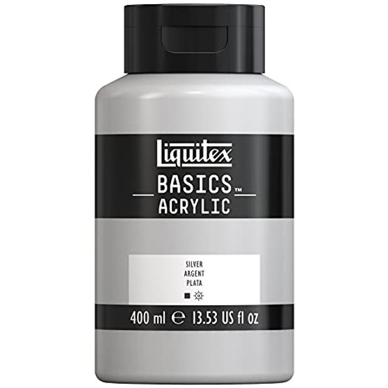 Liquitex Basics Acrylic Paint 13.5-oz Bottle Silver 13 Fl