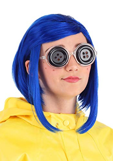 Fun Costumes Coraline Button Eye Glasses Standard Black