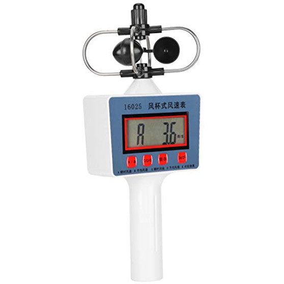 Wind Meter, Wind Speed Meter, Small Handheld High Sensitivity Digital for Measuring Wind Instantaneous Wind Speed Average Wind Speed