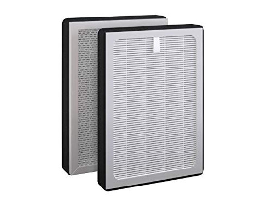 H13 HEPA Filter Replacement for Medify MA-25 Air Purifier - 2-pack -3 in 1 Filtration - Medical Grade True HEPA H13 Filter - Activated Carbon - Pre-Filter - 99.9 percent removal