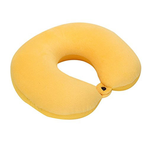 FKLOC Neck Pillow U Shaped Travel Pillow Particles Neck Car Plane Pillows Soft Cushion Home Outdoor