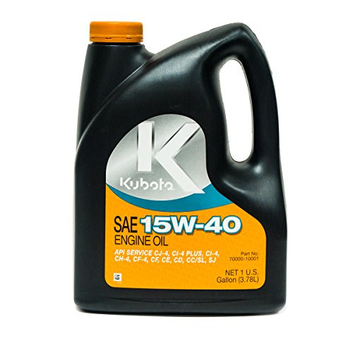 Kubota 1 Gallon Genuine OEM SAE 15W-40 Engine Oil 70000-10001