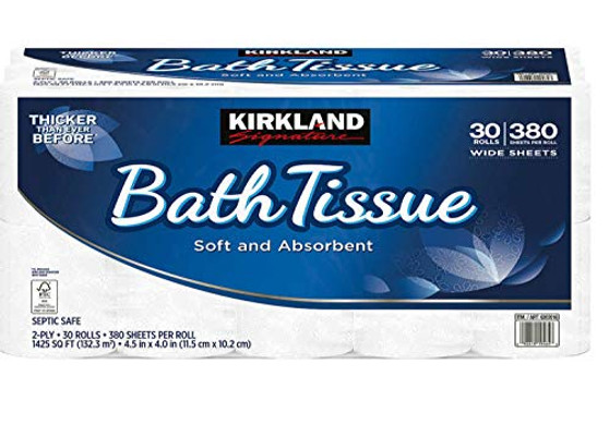 Kirkland Signature 2-Ply Bath Tissue 30 Rolls