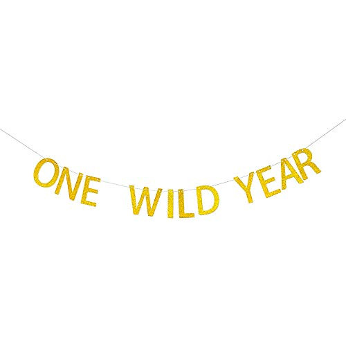 One Wild Year Banner Wild One First Birthday Party Decoration 1st Birthday Party Decoration