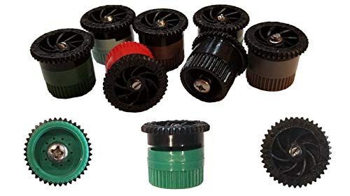 Modtek Replacement Pop UP Sprinkler Heads for RainBird, Hunter, Orbit Pop Up Sprinklers, Sprinkler Color May Vary. (10, 6AN)