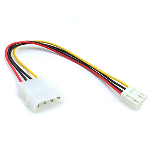 4-pin Molex Male -LP4- to 4-pin Floppy FDD Female -SP4- Power Adapter Cable