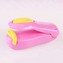 Clips Fashion Clips Handheld Mini Electric Heat Sealing Machine Impulse Sealer Seal Packing Plastic Bag Work Clips Office Supply - -Color: Pink-
