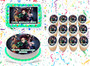 Demon Slayer Cake Topper Edible Image Personalized Cupcakes Frosting Sugar Sheet -2" Cupcakes -12--