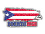 WickedGoodz Cracked Puerto Rico Flag Vinyl Decal - Puerto Rican Bumper Sticker - for Laptops Tumblers Windows Cars Trucks Walls