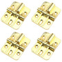 Semetall Folding Hinge 4 Pack Sewing Machine Table Folding Flip Top Hinge 180 Degree and 90 Degree Stainless Steel Hinge for Butler Table Folding Table Furniture-Golden-