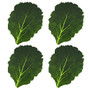 RIABXZ Imitation Cabbage Leaf Placemat Artificial Plant Leaves Table Mats Placemat for Dinning Table Home Wedding Decor -47.532.5cm-