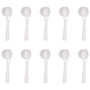 ONLYKXY 10 Piece 5g Food Grade Long Handle Nontoxic Reusable Plastic Measuring Spoon Coffee Teaspoon Milk Powder Spoon Kitchen Spoons