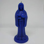 Navy blue altar ritual candle Santa Muerte for meditation and gaining knowledge through the call to the Holy Death