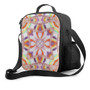 Womens Mens Adults Lunch Bag Colorful Orange Kaleidoscopic Lunch Box Insulated Lunch Tote Bag Portable Cooler Thermal Reusable Lunch Bags for Work School Beach Camping Novelty