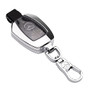 Key Fob Cover Holder for Mercedes Benz Metal Key Case Cover Protector Shell Car Keychain Accessories 360 Degree Protection for Mercedes Benz C E S M CLS CLK G Class Keyless Smart Key Fob -B-Silver-