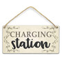 YILMEN Wooden Sign Charging Station for Tablet  and  Laptop 12" X 6"-23-T135-