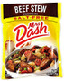 Mrs Dash Salt Free Beef Stew Seasoning Mix -1.25 oz Packets- 4 Pack