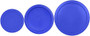 Klareware 2 Cup 4 cup 7 Cup Round Plastic Food Storage Replacement Lids Covers for Klareware Anchor Hocking and Pyrex Glass Bowls -Container not Included- -Blue-
