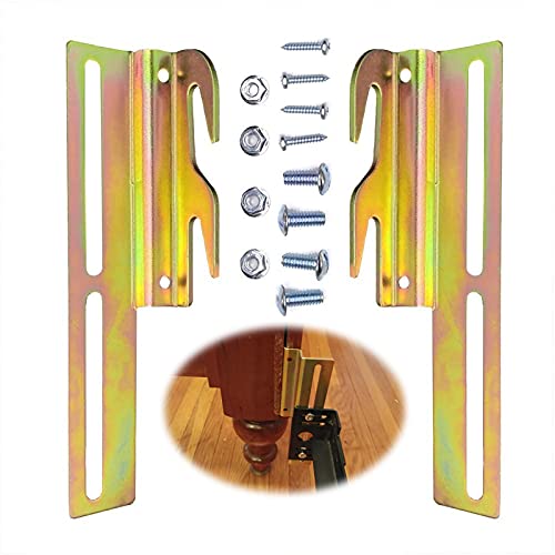 Goodgoods 2Pcs 711 BoltOn to HookOn Bed Frame Conversion Brackets