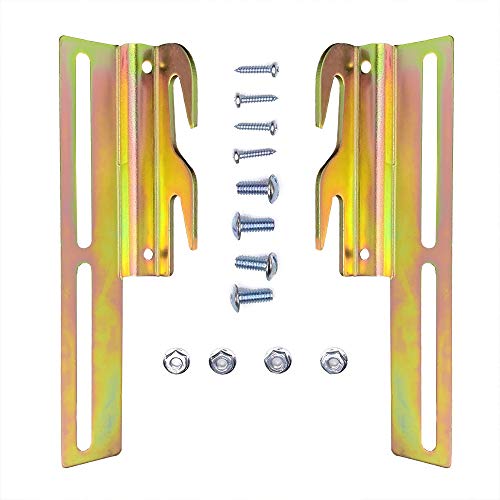 2Pcs 711 HookOn Bed Frame Brackets for Headboard with Hardware