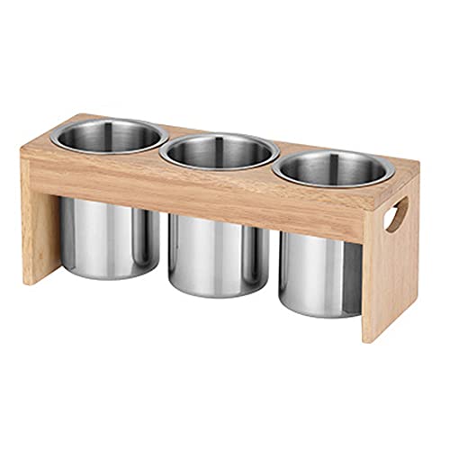 FEAWUS Silverware Caddy Countertop Silverware Holder Organizers