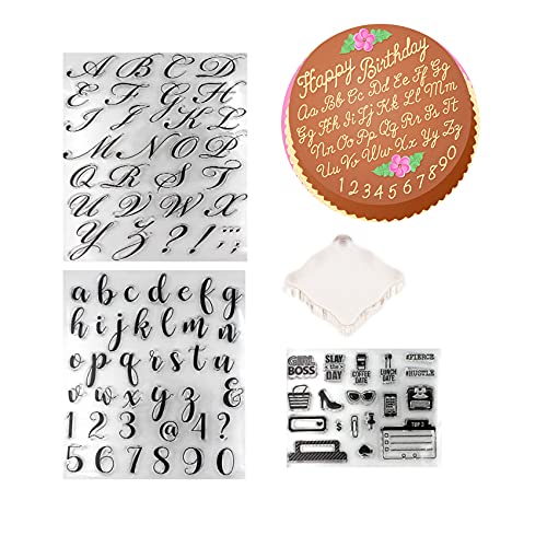 Alphabet Cutters Fondant 4 Pieces Fondant Letter Cutters Alphabet Stamps Moldes Cake Cookie