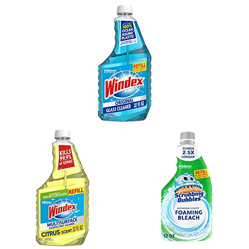 Windex MultiSurface Cleaner and Disinfectant Refill Bottle Citrus with