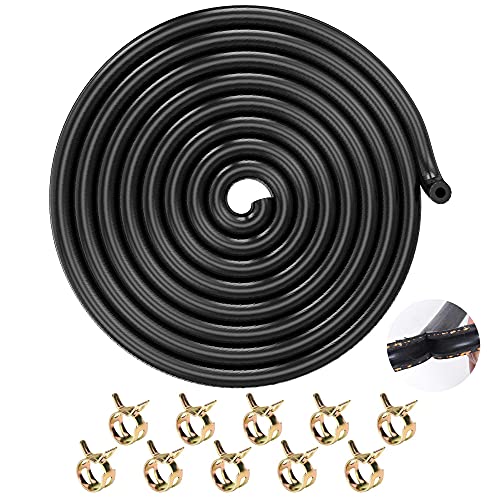 Mellbree Fuel Line 6Feet 14 Inch ID Engines Fuel Line Hose with 10pcs