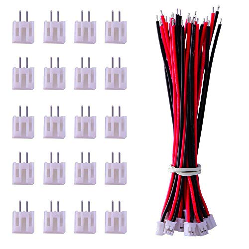 Toohui 20 Sets Mini Micro Jst 20 Ph 2 Pin Connector Plug Male With 80mm Cable And Female 