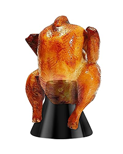DOLAMOTY Ceramic Beer Can Chicken Holder for Grill Chicken Stand for ...