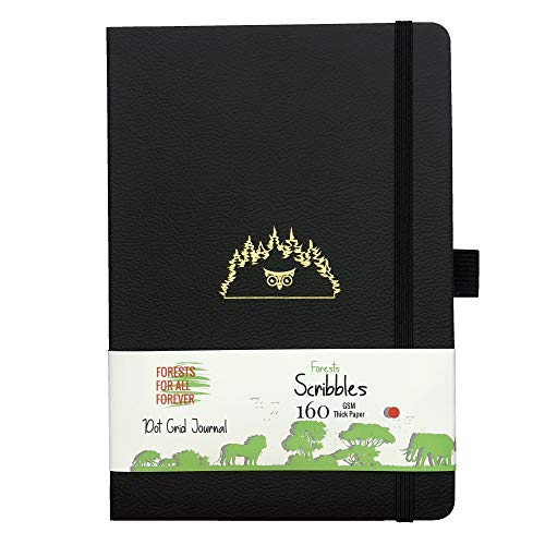 BUKE Notebook Dotted Dot Gird Journal 160 Numbered Pages Size 5.7X8.2 ...