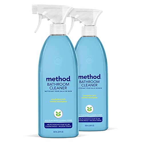 Method Bathroom Cleaner Eucalyptus Mint 28 Ounce 2 pack Packaging May