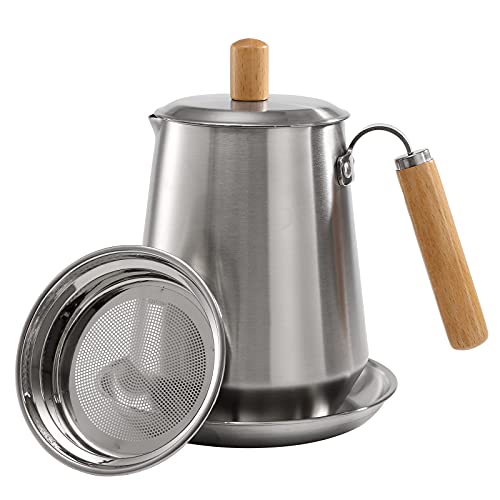 Yarlung 1.5L Bacon Grease Container with Removable Strainer, Stainless