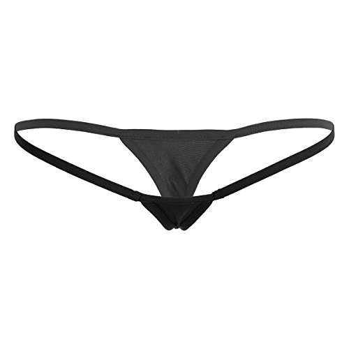 Dpois Womens Stretchy Low Rise Micro Mini G String T Back Thongs Bikini Tanga Lingerie Underwear 4624