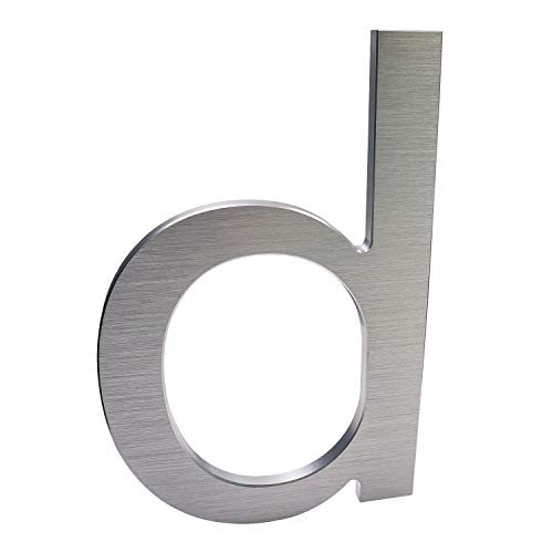 Modern House Letters Premium Aluminum Floating Home Address Letter