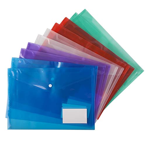 Plastic Envelopes Poly Envelopes?10 Pack Clear Document Folders US ...