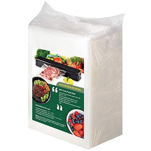 Quart Vacuum Seal Bags 200, 8 x12 inch Vacuum Sealer Bags Heavy Duty