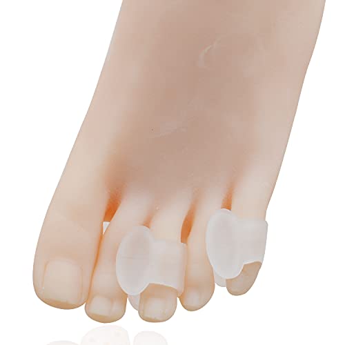 8 Pieces Pinky Toe Separators Gel Toe Separators Pinky Toe or Smaller