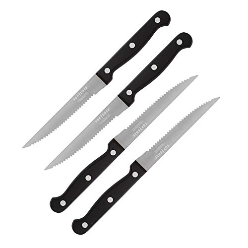 TOP CHEF 4Piece Classic Steak Knife Set German Stainless Steel