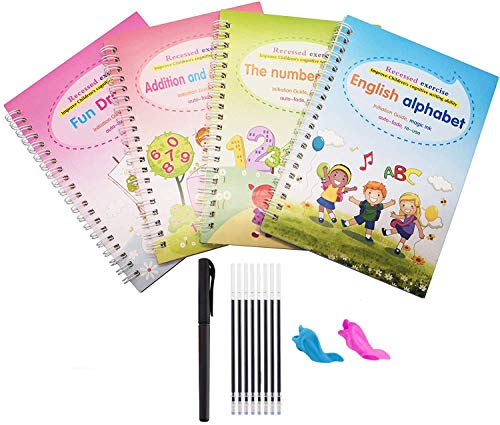 Copyable Book Magic Practice Copybook for Kids Magic Calligraphy That Can Be Reused ...