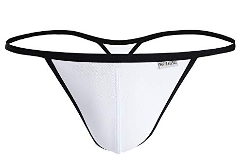 BRAVE PERSON Men's Sexy Micro Thong Underwear Bikini T-Back G-String 65 ...