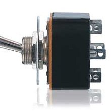 DPDT Heavy-Duty Toggle Switch with On/Off Label Plate - Famous Microgreens