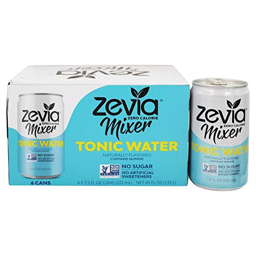 ZEVIA, SODA, TONIC WATER, ZERO CAL Pack of 4 Famous Microgreens
