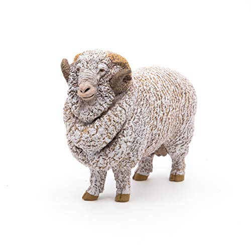 Figurine Mouton Mérinos Papo - Neuf Sous Blister - Fabriqué En France