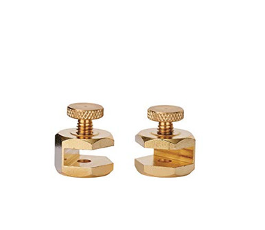 Barnwell Pair Of Brass Stair Gauges For Framing Carpenters Square