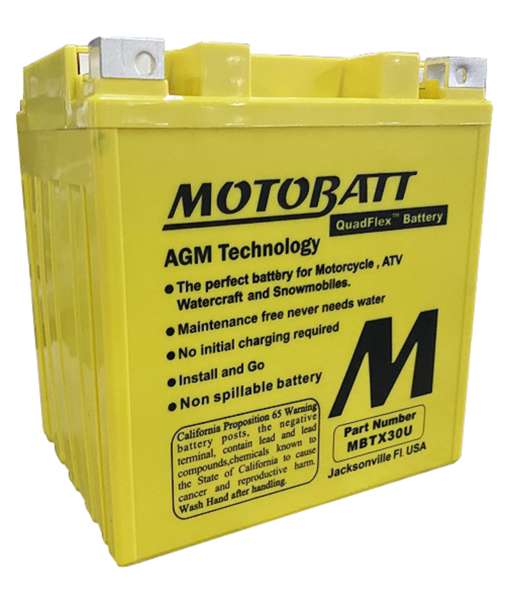 thumbnail image 2 of Motobatt AGM Battery For Yamaha YFZ450 ATV (2004-2009) - YT7B4 Replacement 2 of 4